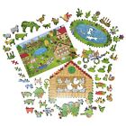 Wooden Jigsaw Puzzle For Adults By Foxsmartbox - 475 Pieces - A Day On The Farm