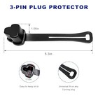 Rdxcv 2 Pcs 3 Prong Plug Protector  Weatherproof Engine Block Heater Cord    