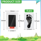 Jazb 6pack Baby Inkless Hand And Footprint Kit  Ink Pad Paw Print Kit For Dog   