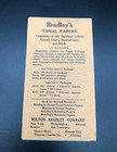 Antique Bradley s Tonal Paper Milton Bradley Company  Art Advertising Sample