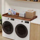 54  X 27 5  Washer Dryer Countertop Wood Cover Topper Storage Organizer Pads