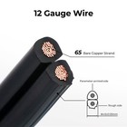 Firmerst 12 2 Low Voltage Direct Burial Landscape Lighting Wire  50 100 200 Feet