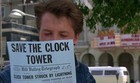 Lot Of 3 Back To The Future Save The Clock Tower Flyer Prop replica Marty Mcfly