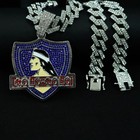 Colo Colo Chile Soccer Chain   Pendant Cadena