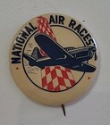 National Air Races Cleveland Ohio Aviation Lapel Pin Back Vintage 1930 s -1940 s
