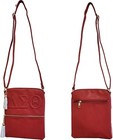 Buffalo Dallas Delta Sigma Theta Crossbody Bag  red - 10 h X 8 5 w X 1 4 d 