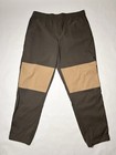 The North Face Men s Hiking Pants L Green tan Nylon Colorblock
