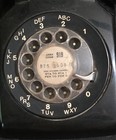 Vintage Kellogg Western Electric Black Rotary Dial Desk Telephone  500