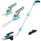 Duratech 3-in-1 Cordless Hedge Trimmer 50  Extension Pole 1100rpm High Speed New