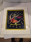  vtg  Miller High Life Beer Girl On The Moon Back Bar Stained Glass Window Sign