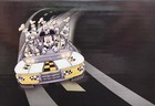 1999 Life-like Disney Test Track Ho Scale Slot Car Race Set  New And Rare