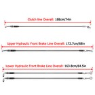 12 -14  Handlebar Brake Clutch Cable For 14-16 Harley Electra Street Glide Abs