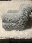 Pottery Barn Kids Sherpa- Regular Size Anywhere Chair- Gray- 23x20x25