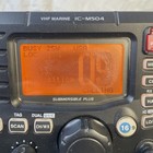 Icom Ic-m504 Marine Dsc Vhf Radio Head Unit - With Mic - Power On Tested