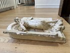 Antique Neoclassical Plaster Relief Plaque Aurora Goddess Of Dawn C1900 Salvage