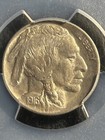 1916 Buffalo Nickel Pcgs Au55 2 Feathers