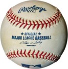 Juan Gonzalez Signed Rawlings Official Major League Baseball Imperfect - Coa hof