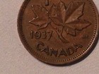 1937 King Vi Penny - Key Date - Beautiful Chocolate Brown