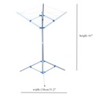 Rotary Clothesline Dryer Laundry Rack Folding Clothes Drying Umbrella 60  3 Arms