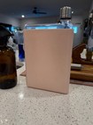 A5 Memobottle 25oz Flat Water Bottle With Stainless Steel Lid And Pink Sleeve