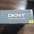 Dkny Women s Seamless Bra  Black sand  Size Small  2 Pack  - New