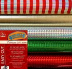 Premium Gift Wrap  4 Rolls  100 Sq Ft Total  Heavy Weight Shiny Metallic