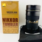  unused  Tumbler Nikon Lens Af-s Nikkor 24-70mm F2 8 G Ed Stainless Steel Mug