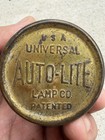 Antique Auto-lite Carbide Miner   s Lamp Universal Lamp Co Chicago 1910s Brass