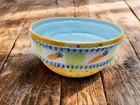 Vintage Iam Glazed Porcelain Bunny Rabbit Pastel Color Easter Candy fruit Bowl 