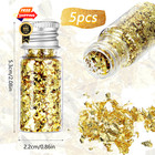 5pcs Decorative Gold Leaf  Multifunction Flakes Food Golden Leaf Cake   