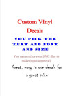 Custom Vinyl Lettering Personalized Custom Vinyl Decal Sticker Window Wall Name