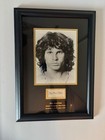 Jim Morrison The Doors Autograph   Photo Nicely Framed W  Coa 