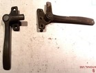 Wl3    1 Each Vintage Antique Solid Brass Window Latch Casement  Left Pull 