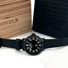 Shinola The Runwell Black Dial Black Leather Strap 41mm Quartz Men s Watch