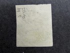 Great Britain Scott   1   Used Penny Black   Four Margin With Mx-blk   Cv  320  