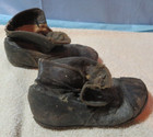 Vintage Leather Baby Shoes  Arts   Crafts  Very Well Worn