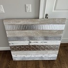 Sarah Brooke  middle Of Nowhere  Snow Storm Single Modern Abstract Oil Painting