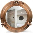 24  Authentic Rustic Antique Copper Premium Nautical Maritime Ship s Porthole