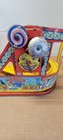 Vintage 1950   s J  Chein Tin Mechanical Windup Roller Coaster Toy 