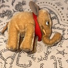 Vintage Steiff 1950-60s Elephant Standing 4in 10cm Mohair Vintage
