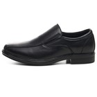 Alpine Swiss Mens Dress Shoes Black Leather Lined Slip On Loafers 8 M