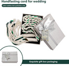 Gmwjinq Green Wedding Lasso Handfasting Cord For Wedding In Natural Cotton Lazos
