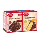 Betty Crocker Vanilla And Chocolate Super Moist Cake Mix 4 Units   375 G   13 25