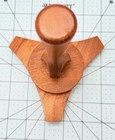 Rare Vintage Teak Mcm Paper Towel Holder Danish Modern Wood Kitchen Decor