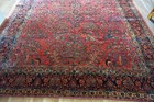 Antique  Sarouk Rug 10 5 x13 7 
