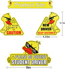 New Driver Magnet For Car  3pcs Cute Duck Car Magnets Student Driver Sign car Bu