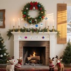 12pcs 2025 Swarovski Snowflake Crystal Annual Edition Ball Christmas Ornament