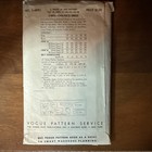 Vtg Vogue Special Design Sewing Pattern 1940 s With Label To Sew In