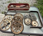 Vintage Greyhound Red Small Wagon For Parts repair