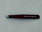 Tweezerman Mini Slant Tweezer Red Signature New No Box Free Ship